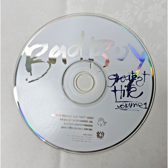 CD for "Bad Boy Greatest Hits, Volume 1" No Case - Picture 1 of 2